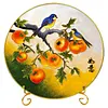 DIY Cloisonne Enamel Painting Kit for Adults Beginners Gift Home Decor Filigree Enamel Art Making Set with Bracket 30x30cm