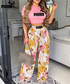 [PUMA&reg;] 2025 NEW FASHION DAMSKA TUNIKA Z OKRĄGŁYM DEKOLTEM DWUCZĘŚCIOWY ZESTAW