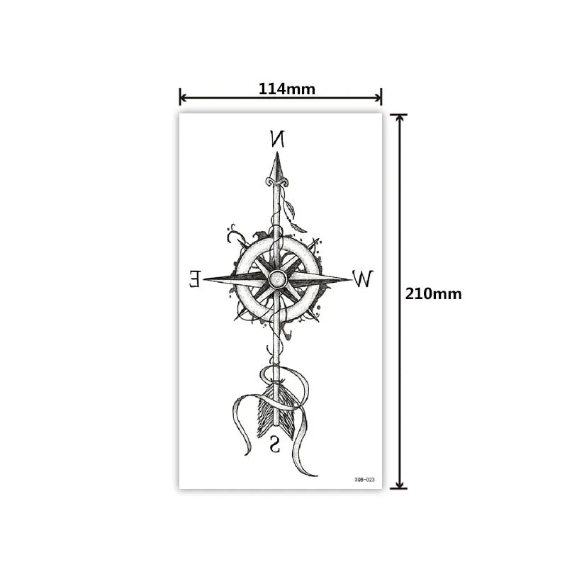 Full Arm Tattoo Sticker Creative Personality Small Full Arm Temporary Tattoo Original Waterproof Sweat Lasting Tattoo Sticker