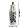 4pcs DIY Diamond Painting Wine Bag Rhinestones Liquor Bottle Cover (Butterfly)