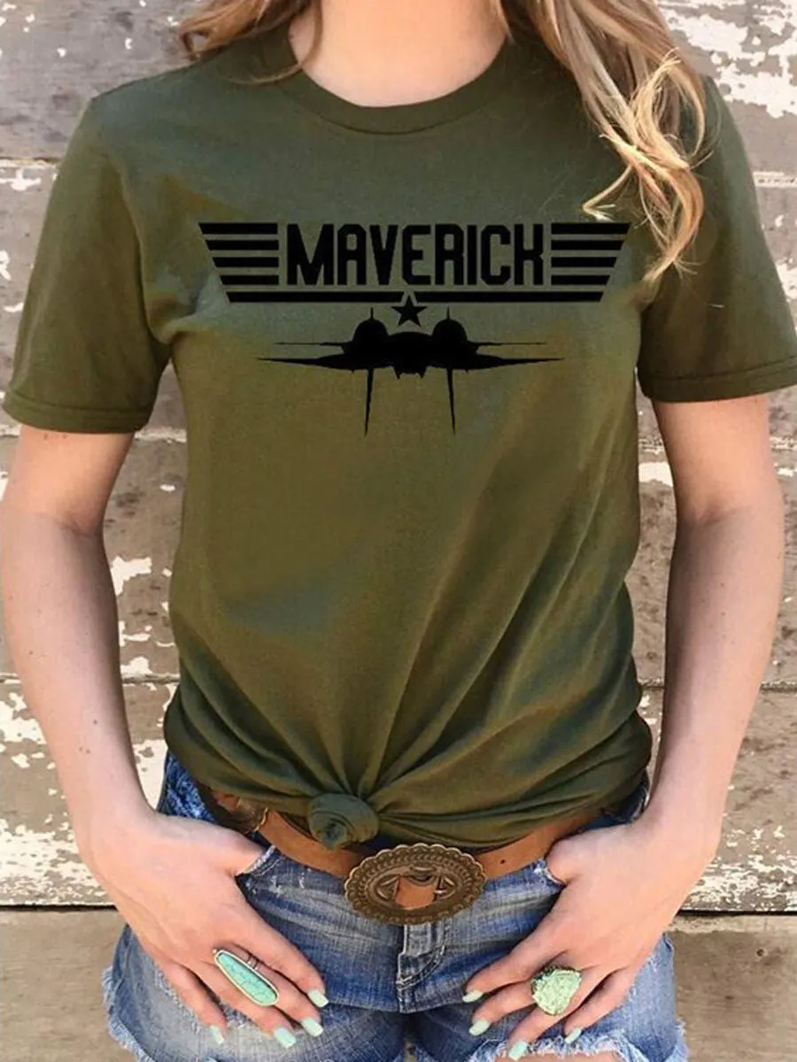 Maverich O Neck T-shirt
