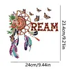 >SALE<Dreamcatcher 2D Flat DIY Diamond Art Pendant Single-Sided Drill Wall Door Decor
