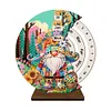Special Shape Flowers Butterfly Diamond Painting Spinning Calendar for Beginners