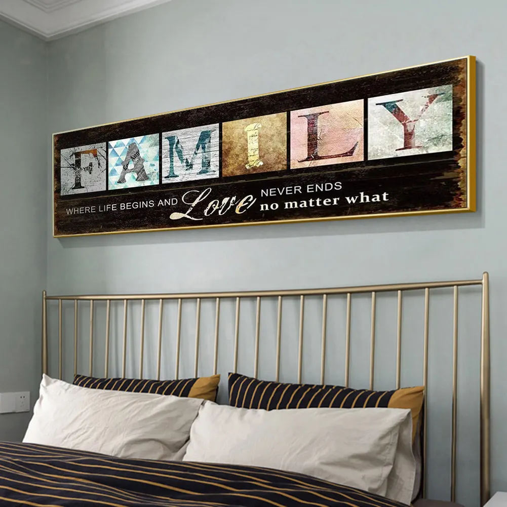 Diamond Painting - Full Square Drill - Family(80*30cm)