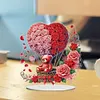 Love rose hot air balloon-Single Side Drill-5D DIY Craft Ornament