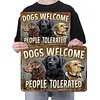 Dogs Welcome - Vintage Metal Signs - 20*30cm/30*40cm - Garden