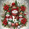 Christmas Snowman - 14CT Counted Cross Stitch - 45*45cm - Xmas