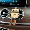 Car Aromatherapy Wooden Figure Shaking Wooden Man Figurine Little Nerdy Dolls