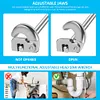 11in Adjustable Basin Wrench Tap Nut Spanner Sink Faucet Wrench for Tight Spaces