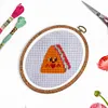 (US Local)Oval Embroidery Hoops Imitated Wood Embroidery Display Frame for Quilting