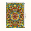 Mandala 5D DIY Diamond Art Painting Notebook Kit 50 Pages A5 Rhinestone Art Painting Notebook Kit for Adults Beginners Holiday Birthday Gift