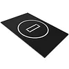 [US Local Warehouse] Wrestling Mat 10ft X 6.6ft Jiu Jitsu Mats Judo Mat with 3cm Thickness for PE Training Yoga BJJ MMA Grappling Boxing Martial Art (Black)