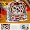 Acrylic Napkin Holder Diamond Painting Kit for Home Table Decoration (Owl)