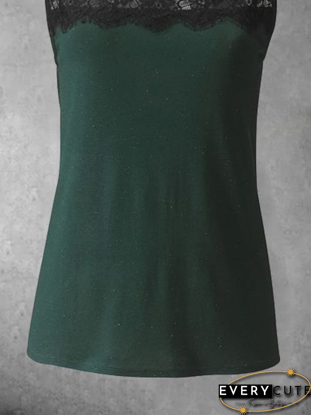 Solid Sleeveless Cotton-Blend Casual Shirts & Tops