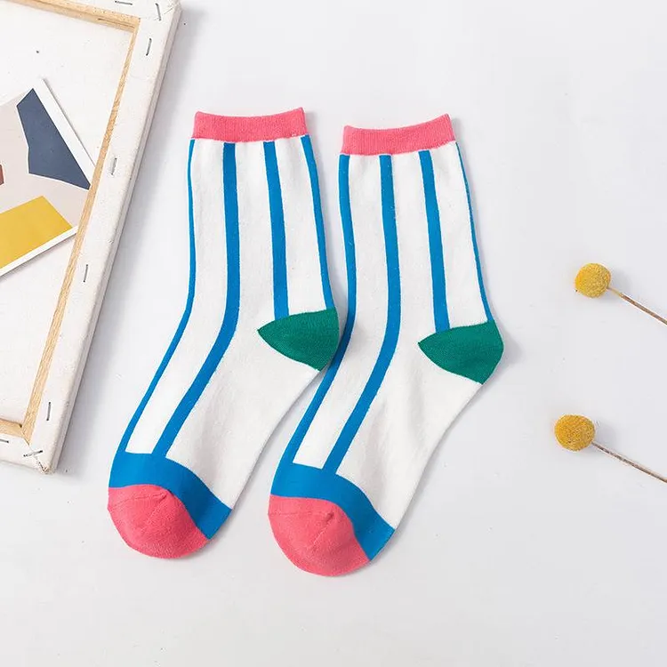 Rainbow Striped Socks