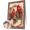Cardinal-Paint By Numbers Acrylic Painting 30*40CM(Poster style）(HOT)