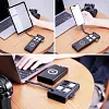 JJC Memory Card Reader 3 in 1 Portable Travel UHS-II SD MicroSD Card Case Holder Type-C USB 3.1 Data Cable External Card Reader Adapter with USB C to USB Lighting OTG Adapter Converter