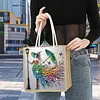 Diamond Painting Colorful Skirt Lady Tote Bag Handbag