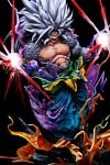 1/6 & 1/4 Scale Super Saiyan 4 & 5 Son Goku with LED - Dragon Ball Resin Statue - Iron Curtain Studio