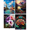 (Multi-Style)Landscape-Paint by Numbers Acrylic Painting 40*50/40*55CM