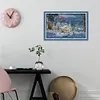 (Counted/Stamped) 14CT Christmas Snow Night - Cross Stitch 55x37cm/21.65*14.57in(Brand)