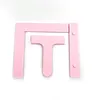 3pcs/set Diamond Painting Alignment Tool - Horizontal Ruler, Right-Angle Ruler, And Pusher Tool Set