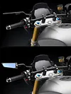 2Pcs/Pair Motorcycle Mirrors Universal 10mm 8mm Wind Wing Side Rearview Mirrors