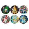 6pcs/set Wooden Diamond Painting Coaster Set