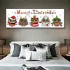 Partial Cross Stitch Kits Christmas Owl 14CT Counted DIY Home Decorations(Brand)