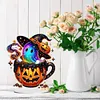Acrylic Special Shaped Halloween Table Top Diamond Painting Ornament Kit