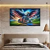 American Eagle-Full Round Diamond Painting 70*40CM