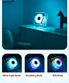 Bingtang Speaker Record Atmosphere Light Multifunctional Wireless Transparent Bluetooth Portable Creative Speaker