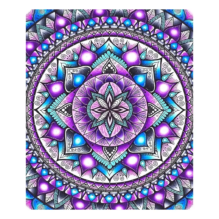 Mandala Flower Pattern (40*48CM) 11CT Stamped Cross Stitch gbfke