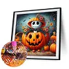 Diamond Painting-DIY Full Round Drill Halloween Skull(40*40 CM)
