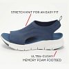 Summer Sport Sandals Washable Slingback Orthopedic Slide Women Platform Sandals Soft Wedges Shoes Casual Footwear(🎁Christmas Hot Sale🎁)