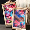>SALE<Diamond Painting Nesting Food Trays with Handle Coffee Table Tray (#1)