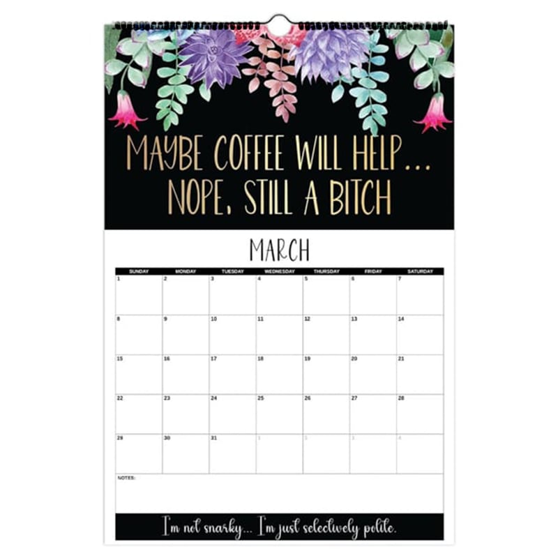Here We F*cking Go Again: 2026 Swear Calendar for Tired-Ass Women 