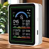 10-in-1 Air Quality Monitor with Display Air Quality Tester for Home Cars Plants