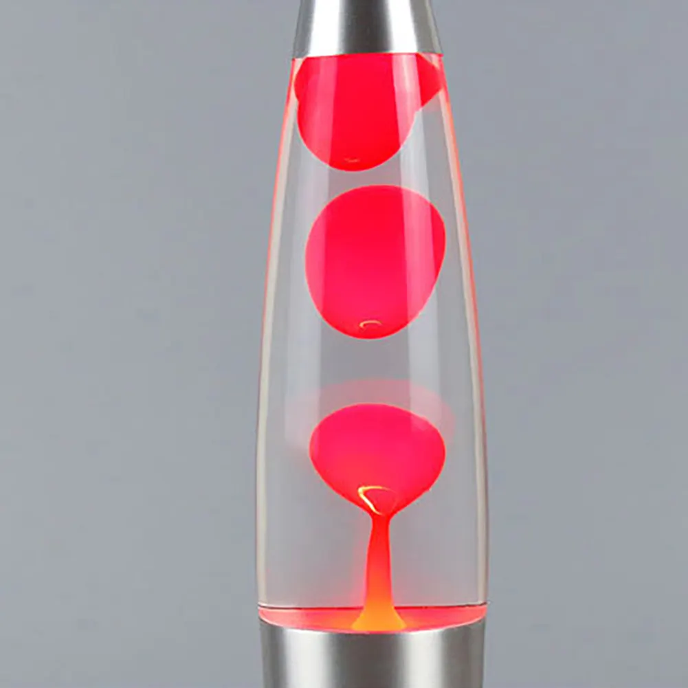 25W Jellyfish LED Bedside Volcano Lava Night Light for Home Bedroom (Red)