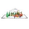 Winter Xmas-Pop Up Greeting Card