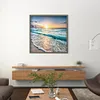 (Counted/Stamped) 11CT Sunset By The Sea-Cross Stitch-40*40cm/15.75*15.75in