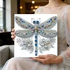 (Pre-Framed)Dragonfly-Special Shape Diamond Painting Kit(25x25cm)