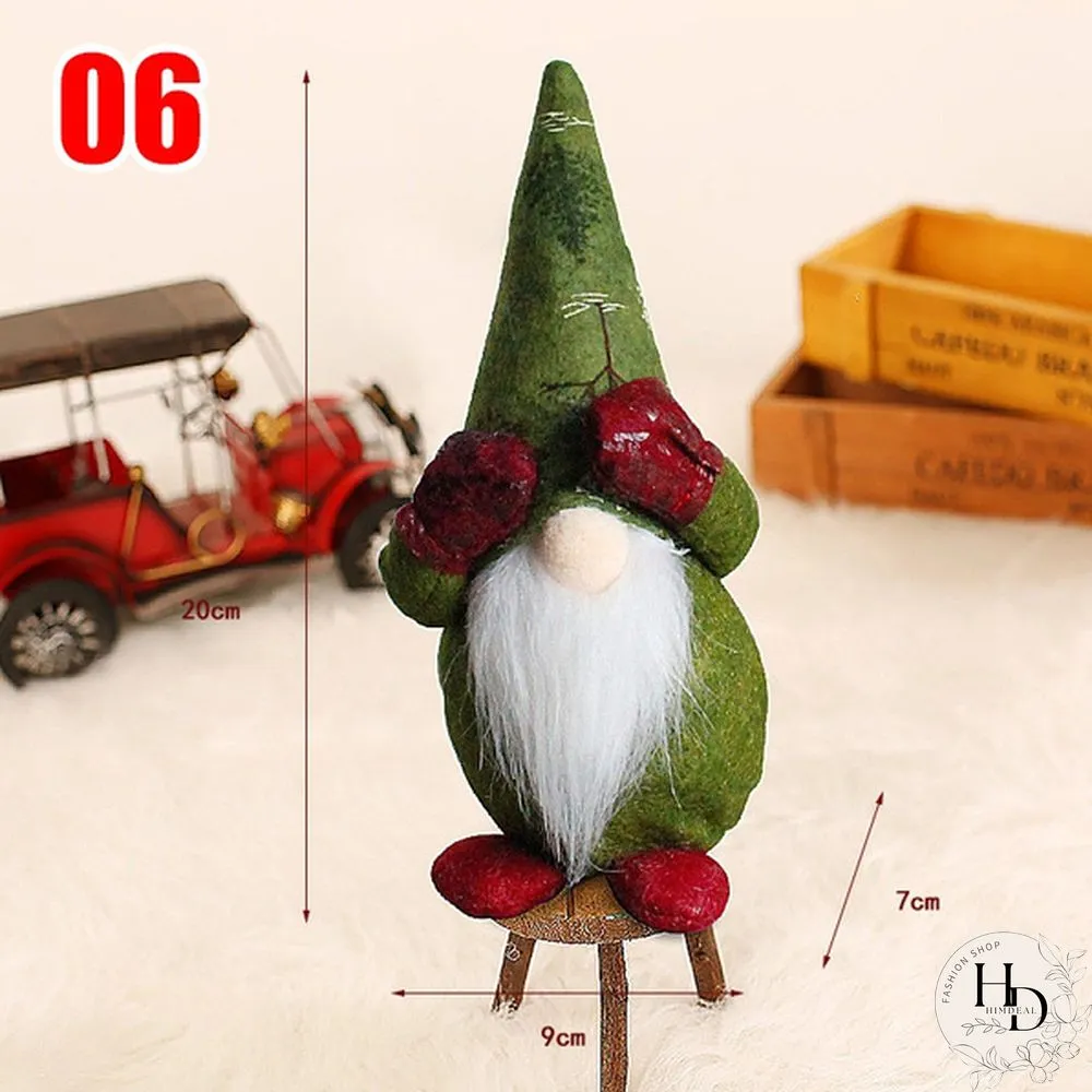 34Styles Swedish Tomte Dwarf Faceless Plush Doll Rudolph Gnomes Dwarf Santa Claus Elf Doll Ornaments