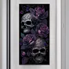 （Big Size）Dark Skull-Full Round Diamond Painting 40*80CM