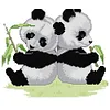 Stamped Cross Stitch-Panda(30x27CM)