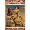 (Multi Style)Cowgirl - Vintage Metal Signs - 20*30cm/30*40cm - Western
