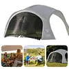Silver Coated Outdoor Canopy UV Resistant Tent Dome for Beach Camping(Gauze Net)