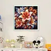 (Multi Style)Rose Butterfly-Full Embroidery 3 Strands 11CT Stamped Cross Stitch-45*45CM