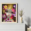 >SALE<Full Embroidery Eco-cotton Thread 11CT Printed Big-Eyed Girl Cross Stitch40x50cm