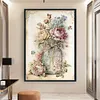 (Big Size)Peony In Vase - 11CT Stamped Cross Stitch 40*60cm/15.75*23.62in